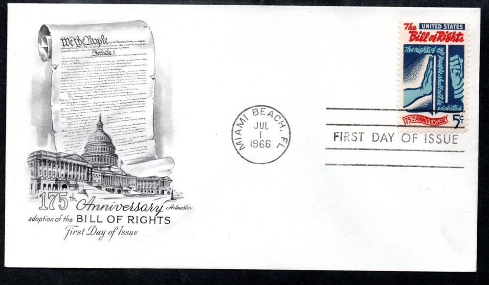 US Scott #1312 FDC, Unaddressed