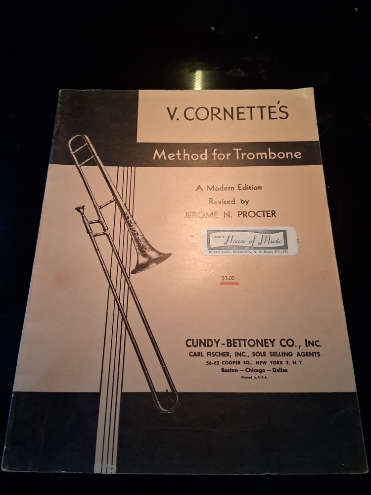 V.Cornette's Method for Trombone