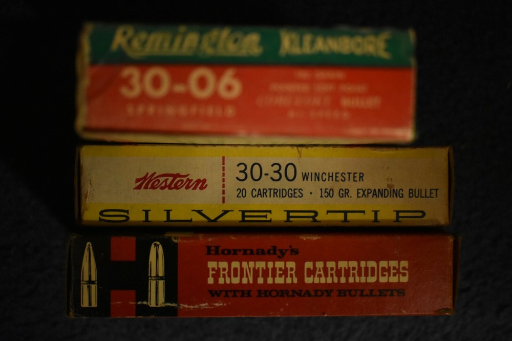 Hornady's Frontier / Western Super X Silvertip / Remington Kleanbore Empty Boxes
