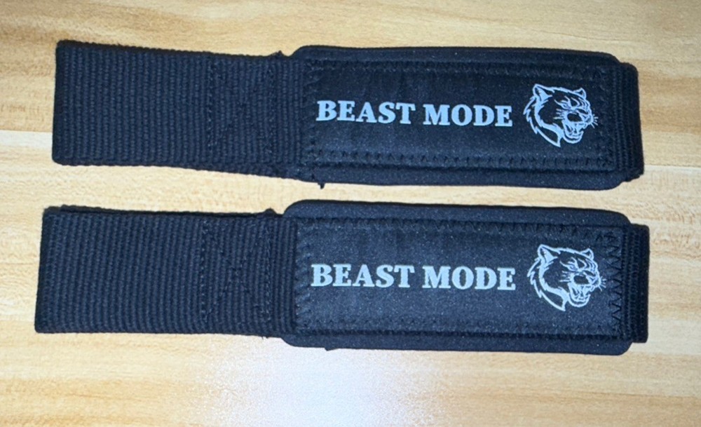 Beast Mode 20” Wrist Lifting Straps with Neoprene Padding Support