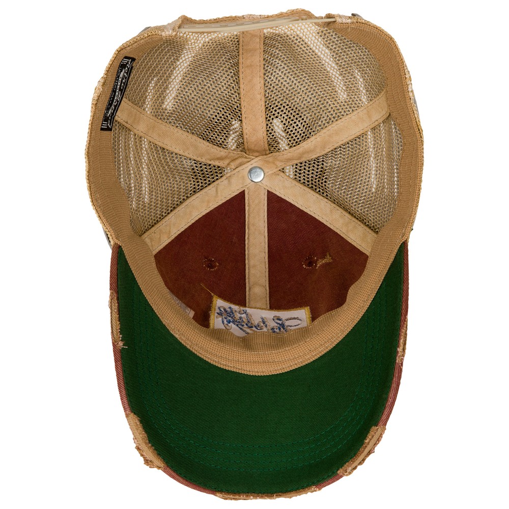 Schlitz Embroidered Patch Adjustable Hat Red