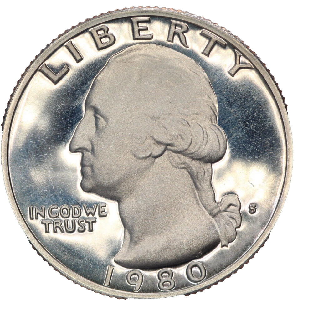 1980 S CLAD Proof Washington Quarter UNCIRCULATED