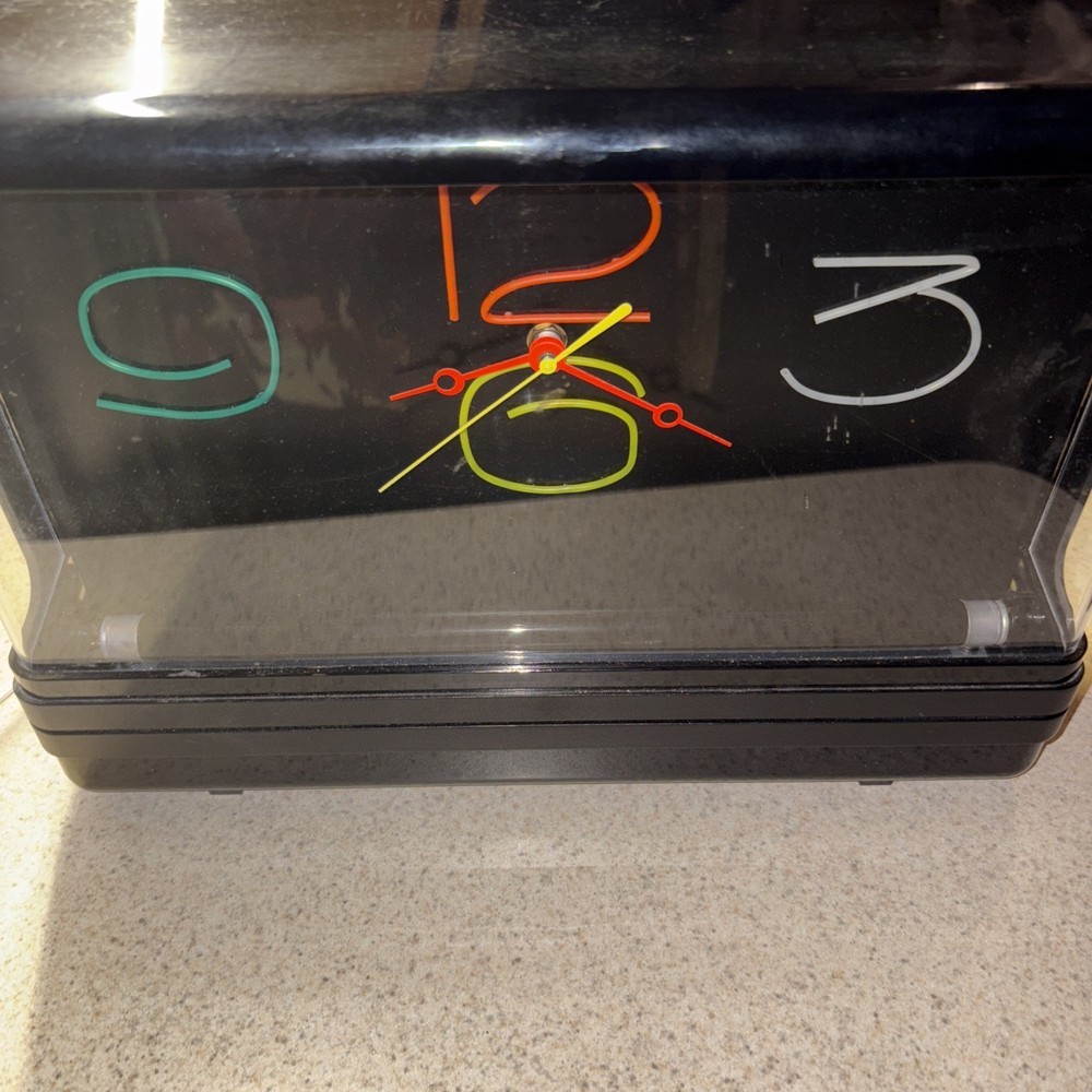 1988 Gemini Neon Clock - Working