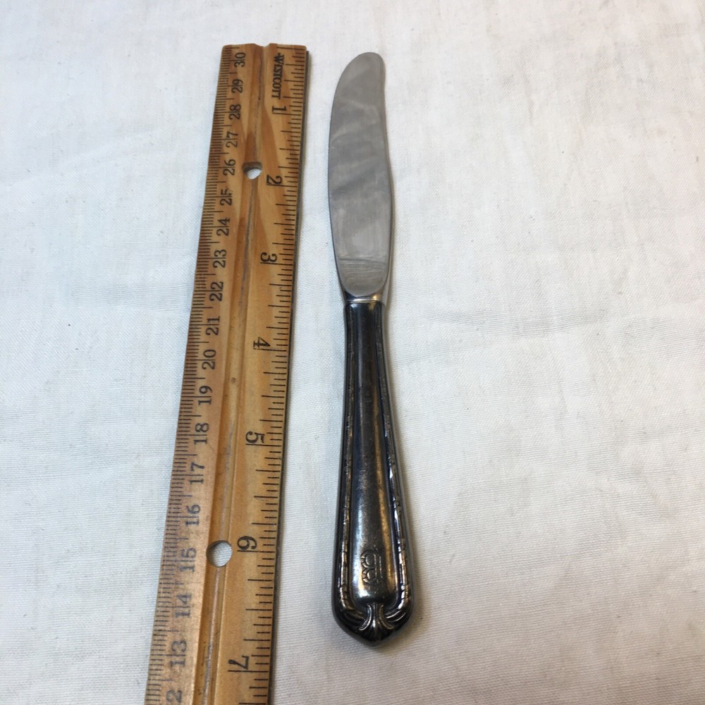 Vintage Silverplate Knife Monogrammed B Unknown Pattern