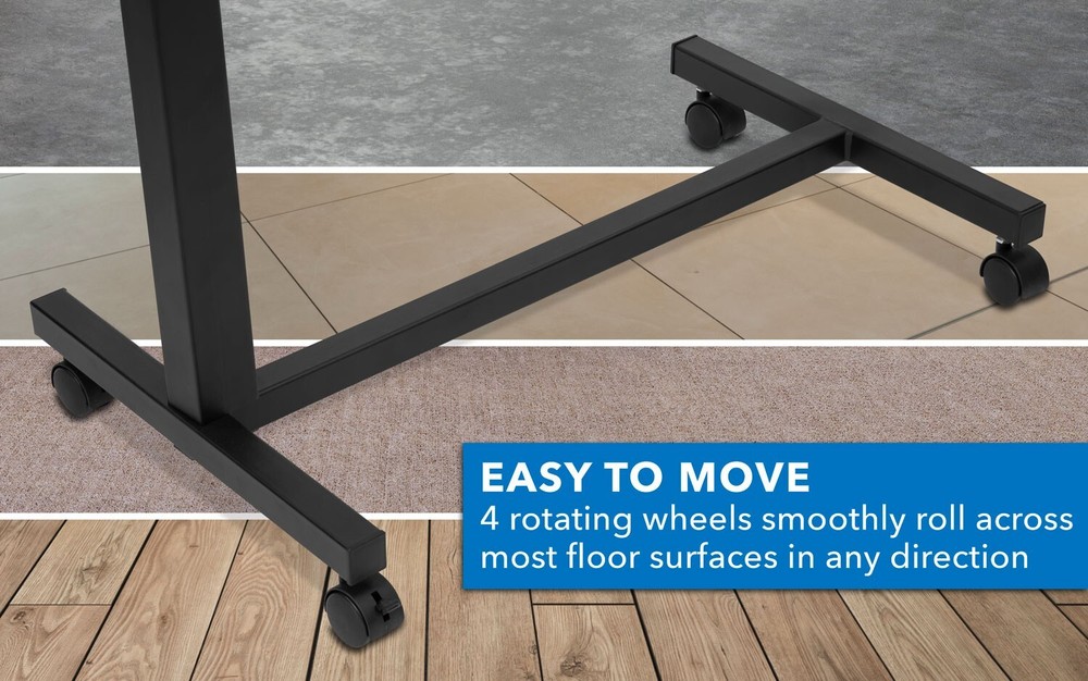 Mount-It! Adjustable Rolling Laptop Desk