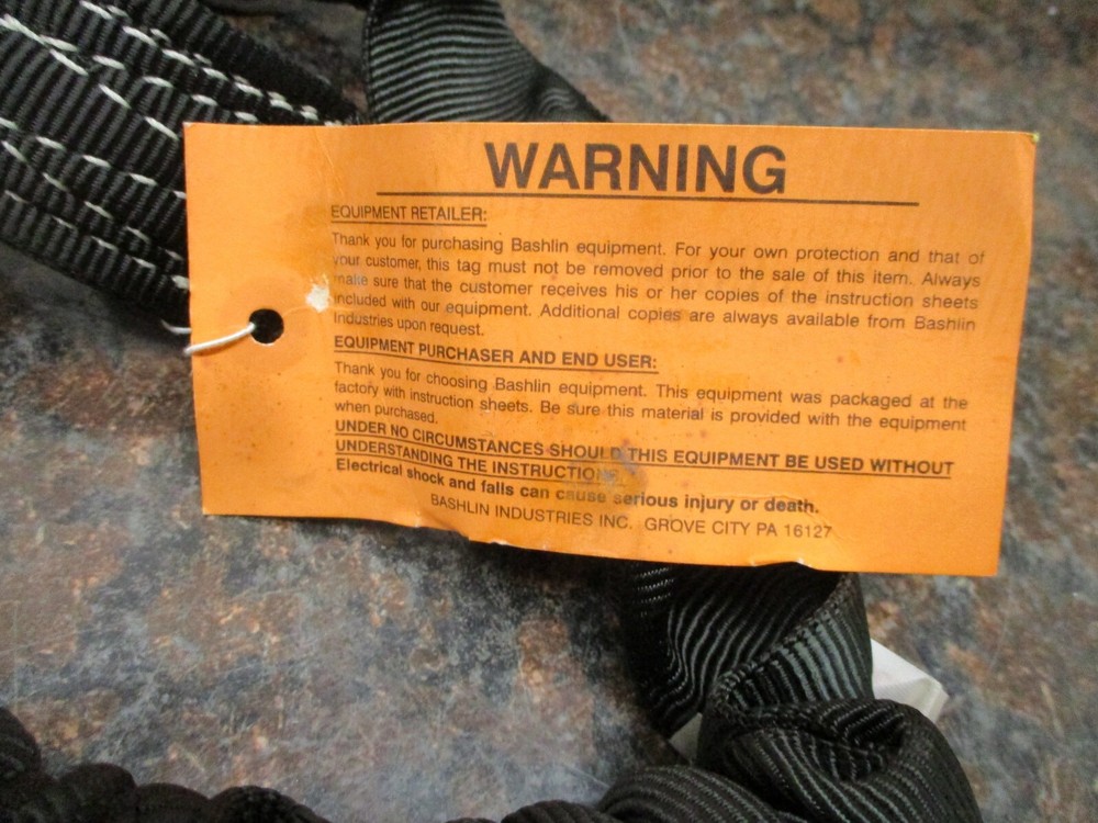 Bashlin 2805-6HL Tubular nylon web with polyester shock absorbing core