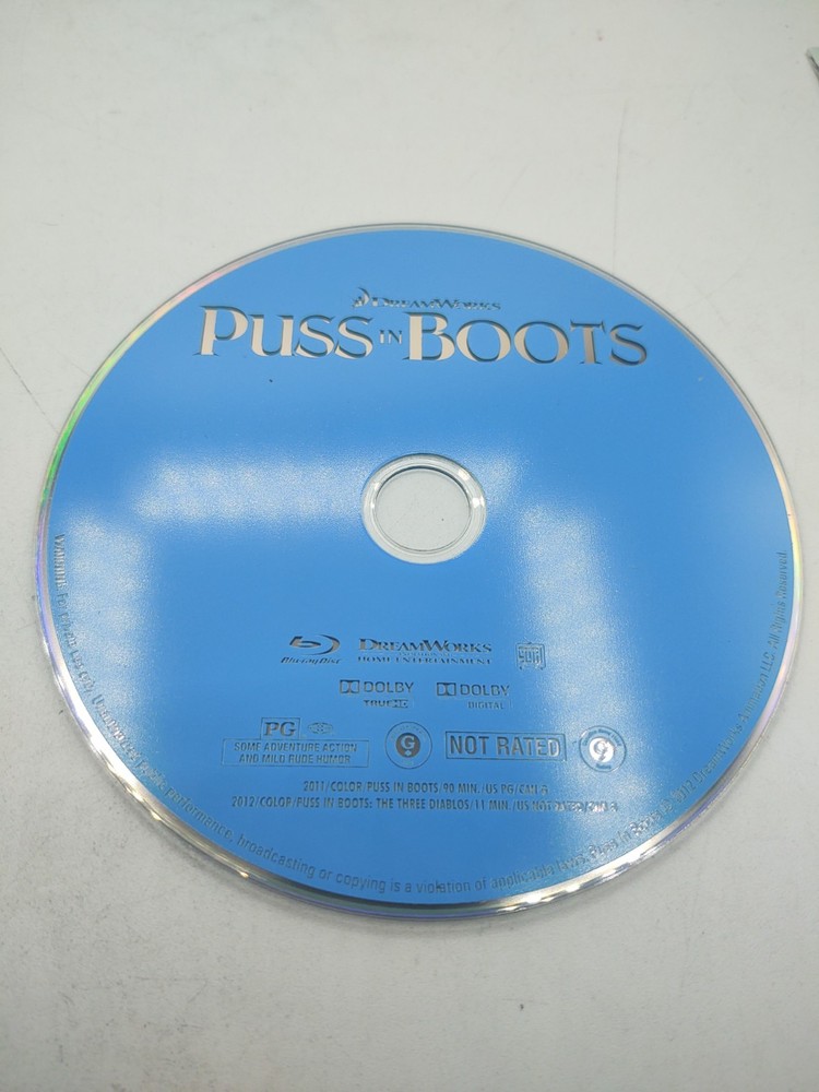 Puss in Boots (Blu-ray disc only, 2012,