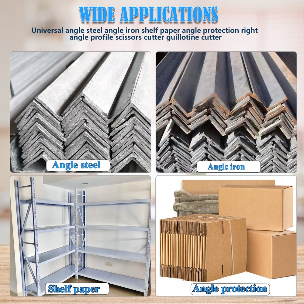 Angle Steel Angle Iron Shelf Right Angle Profile Scissors Cutting Machine