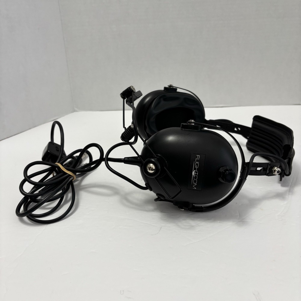 Flightcom Aviation Helicopter Headset Flight Com