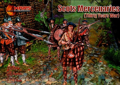Mars Figures 72034 - 1/72 Scots infantry, Thirty Years War, scale plastic model