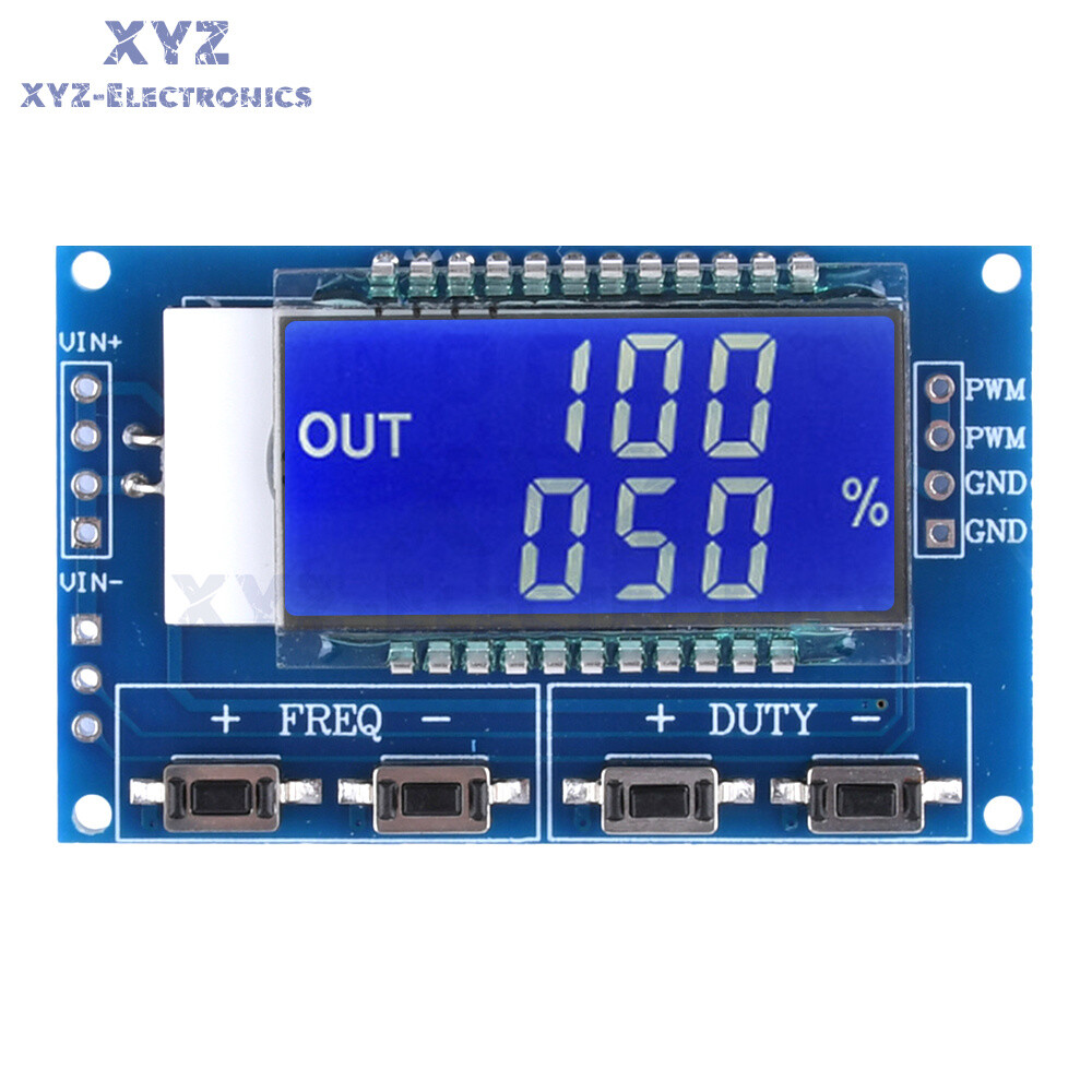 PWM Pulse Frequency Duty Cycle Square Wave Adjustable Module Signal Generator