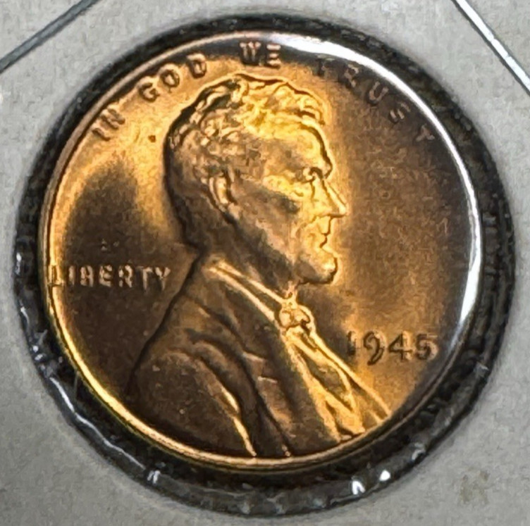 1945 LINCOLN WHEAT CENT Uncirculated Red