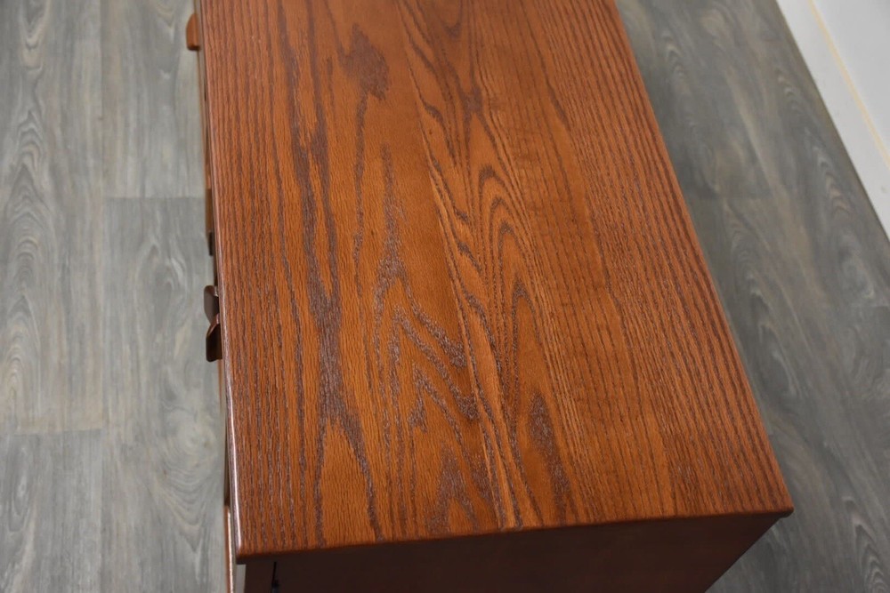 Mid Century Modern Chestnut Credenza