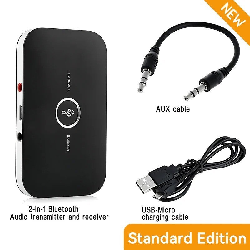 Bluetooth 5.3 Audio Transmitter Receiver AUX RCA USB Wireless Adapter