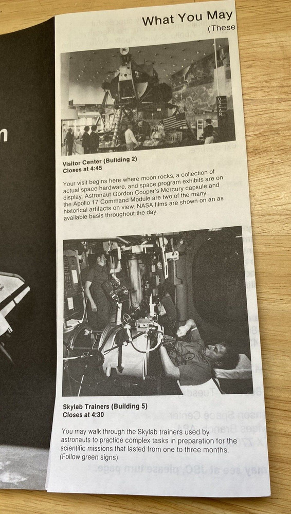 NASA LBJ Space Center Visitor Program