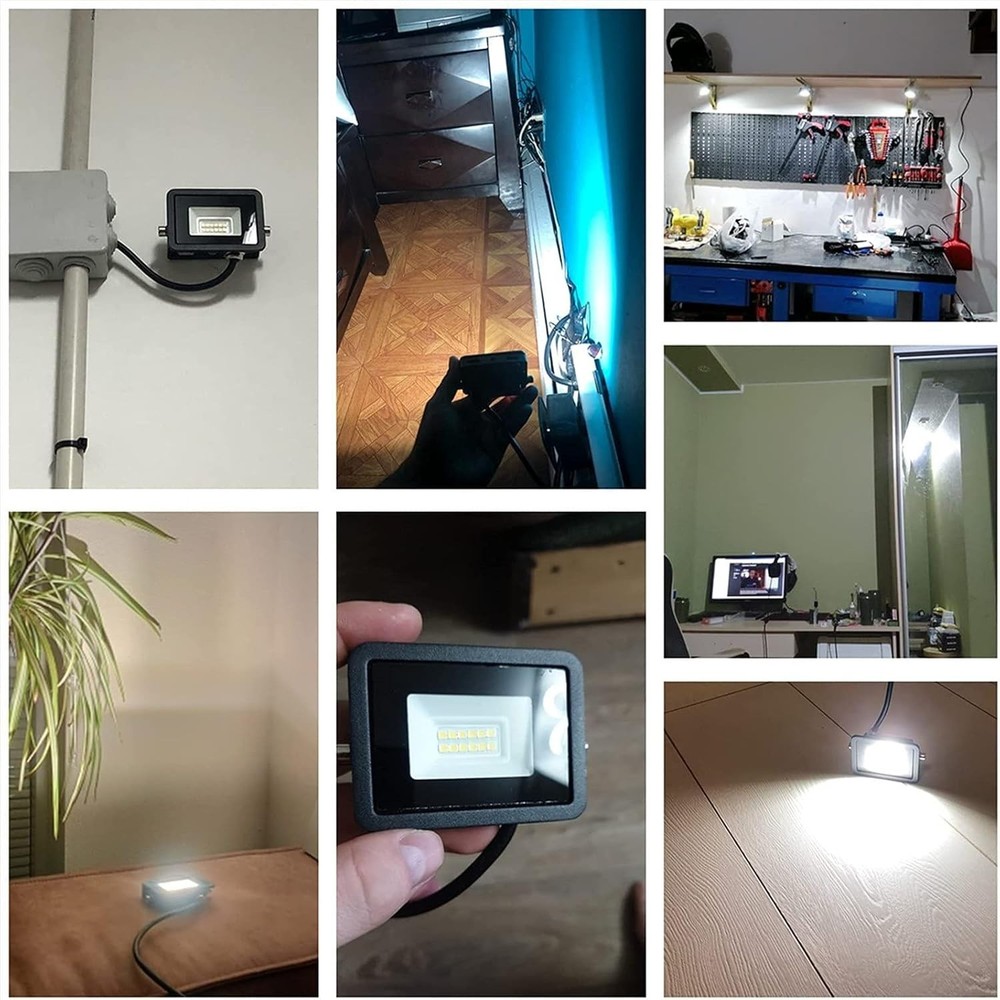 Energy Efficient 10W LED Spotlight with Versatile Mounting & Touch Control