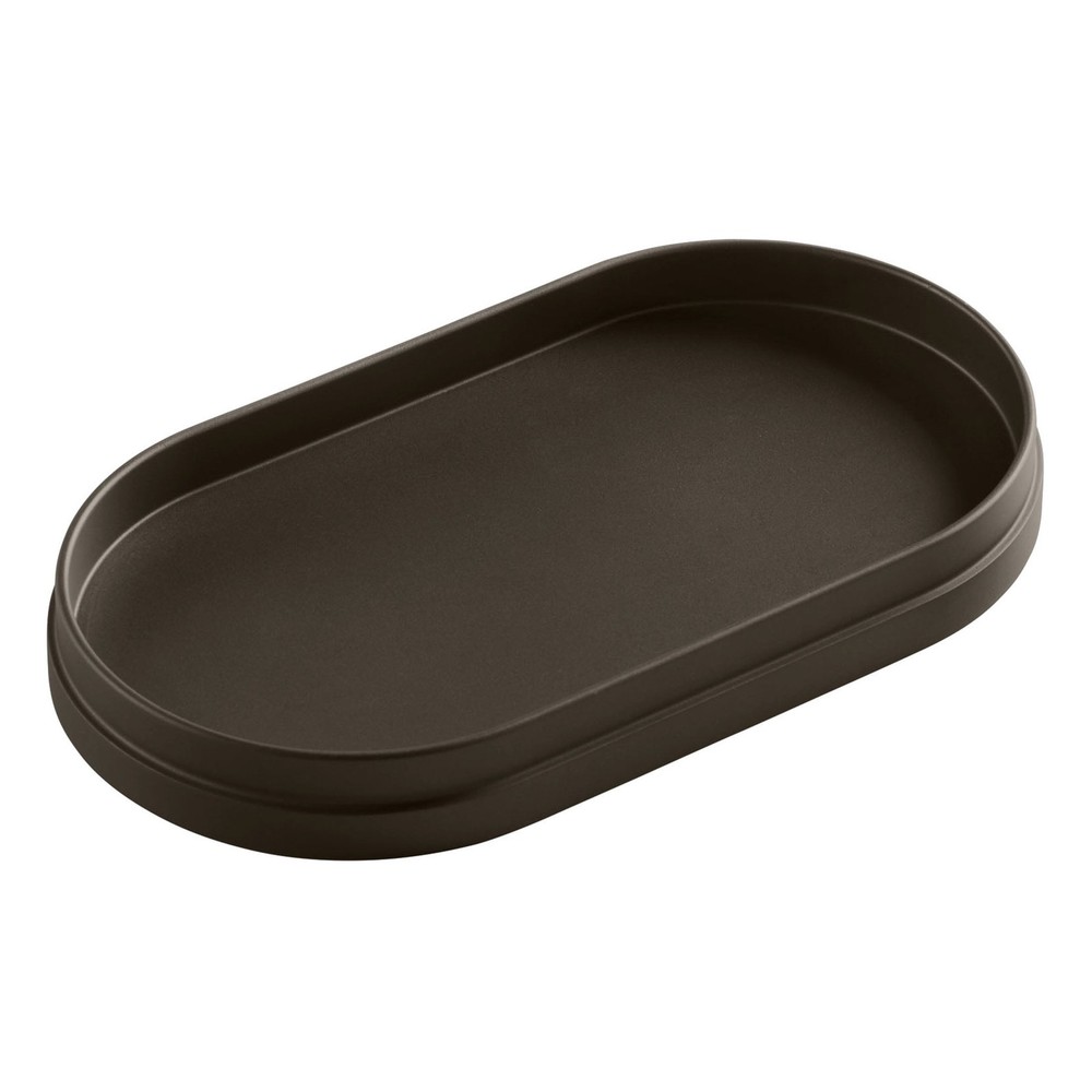Bronze Metal Decorative Accessory Tray W/ Stackable Design & Easy Clean