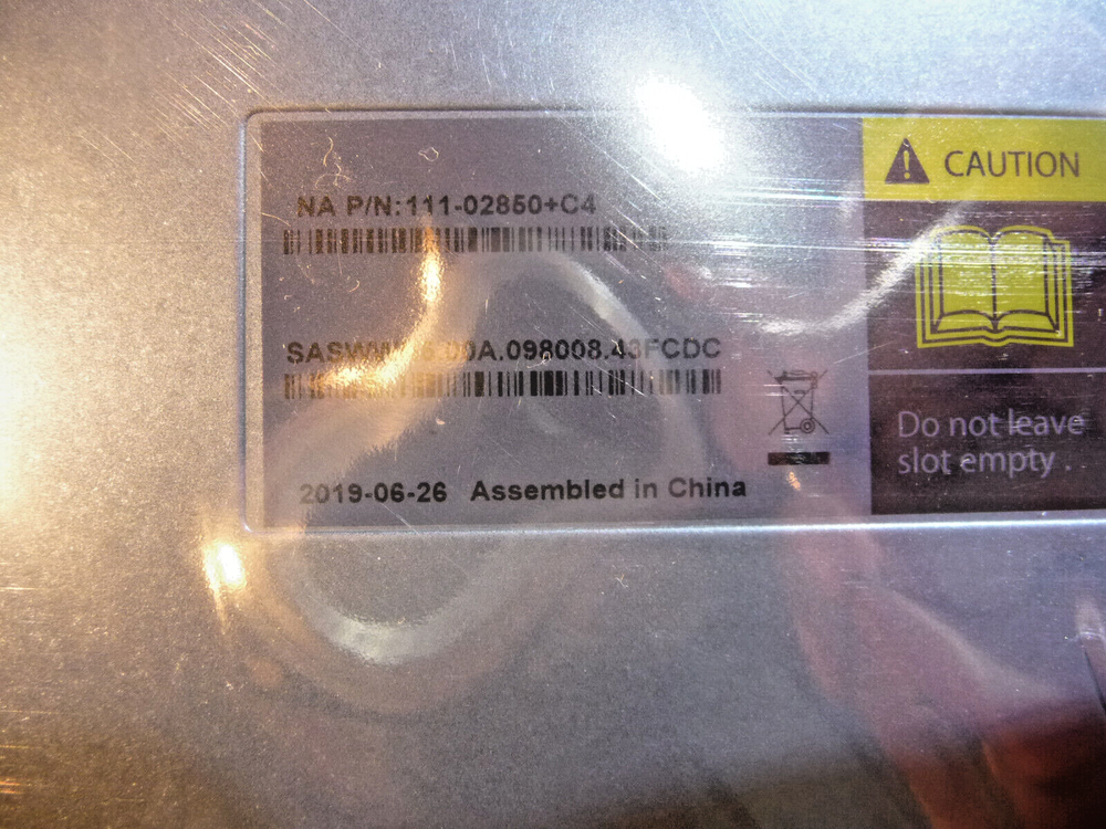 NetApp X5720A IOM12 SAS 12Gb/s Controller Module Part#111-02850+C4