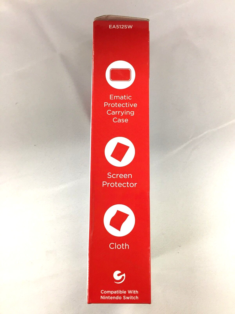 EMATIC PROTECTIVE CARRYING CASE (EA512SW) for Nintendo Switch w/Screen Protector