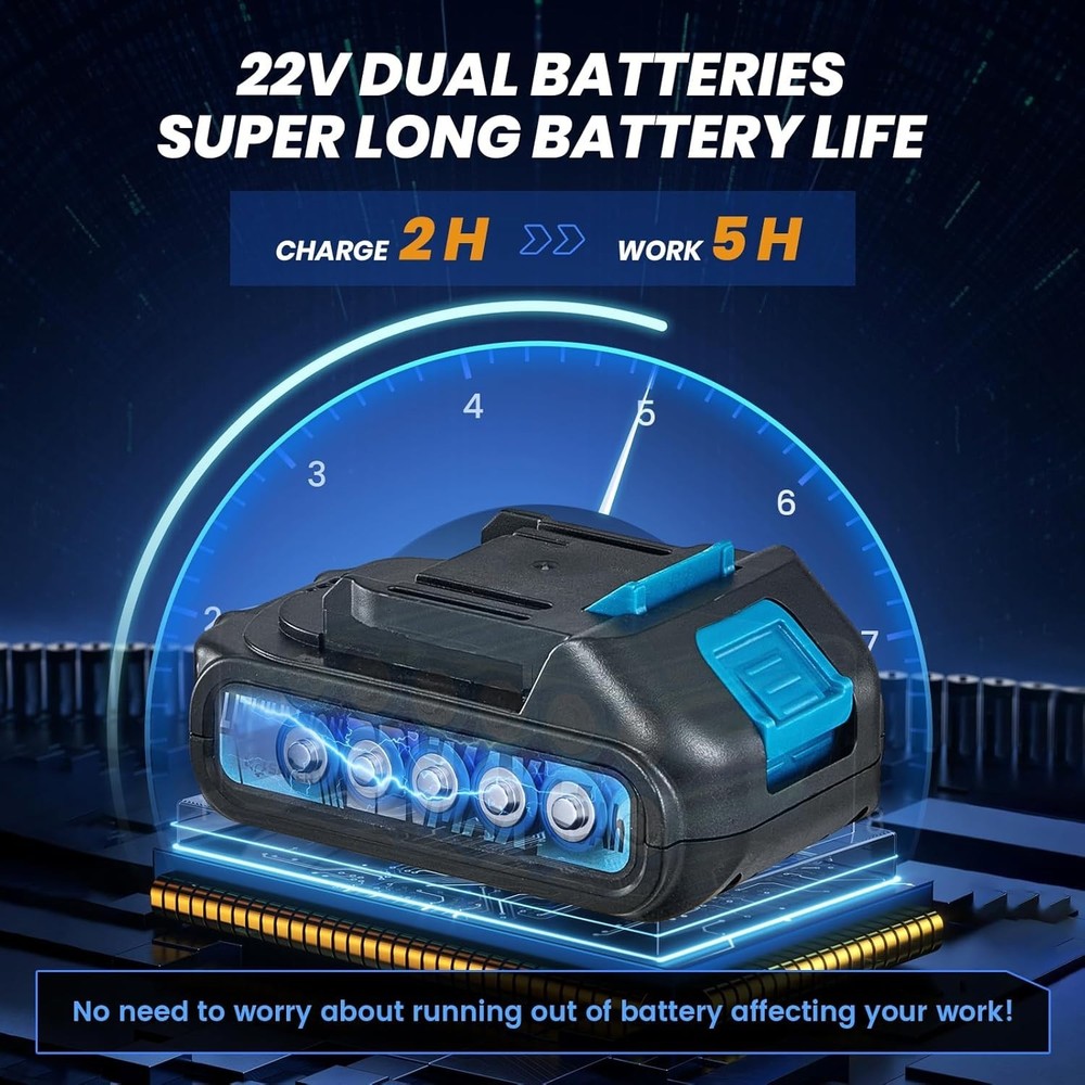 Cordless Tile Vibration & Suction Tool with Smart Display
