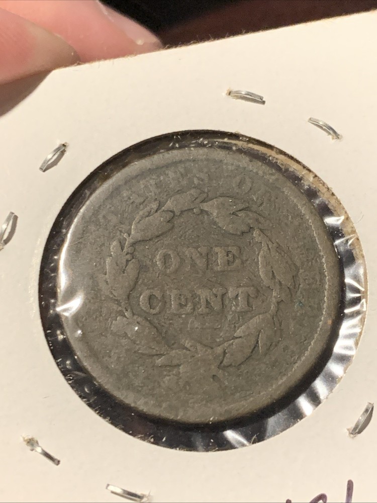 EARLY 100% ORIGINAL 1838 U.S. LARGE CENT
