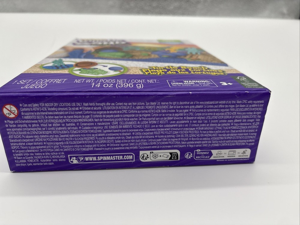 Kinetic Sand Project Planet Turtle Beach Set ~ New ~