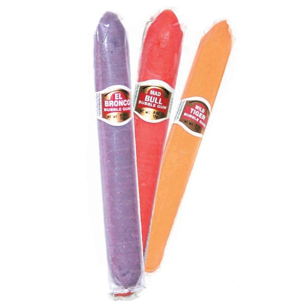 Dubble Bubble El II Gum Cigars, Assorted Fruit Assorted,Orange