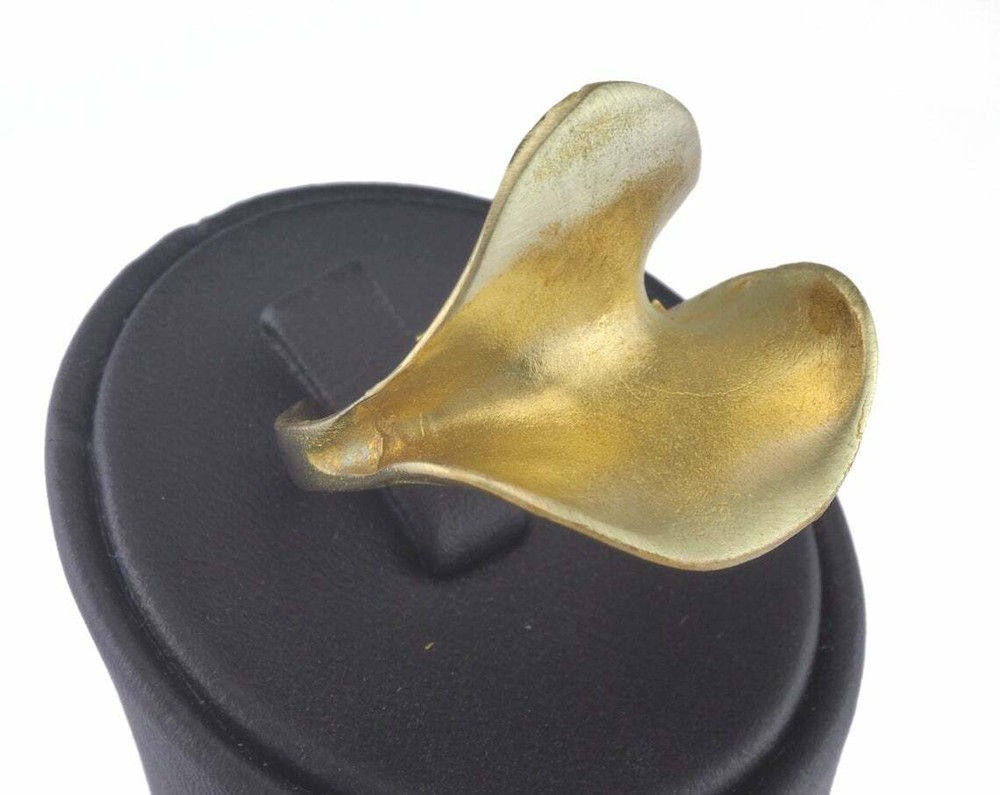 Adjustable Ring Raw brass (18.5mm 8.5US inner size - Adjustable ) OZ2836