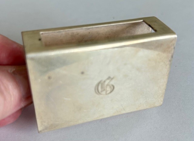 Sterling Silver Authentic Tiffany & Co Matchbox Cover