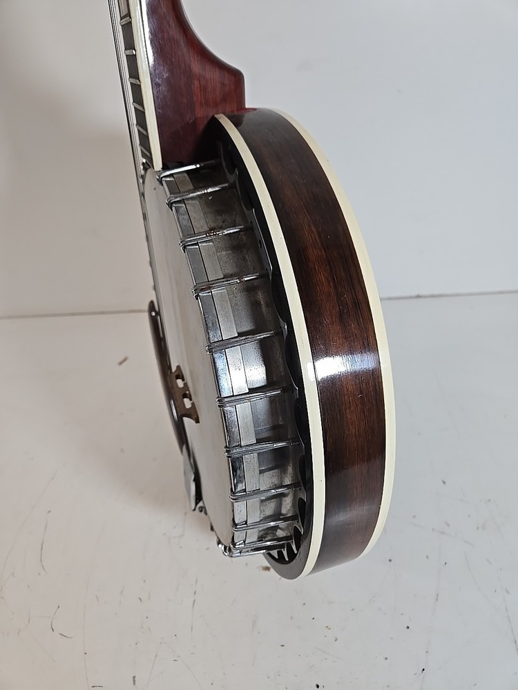 Vintage Harmony 5 String Eagle Banjo With Case