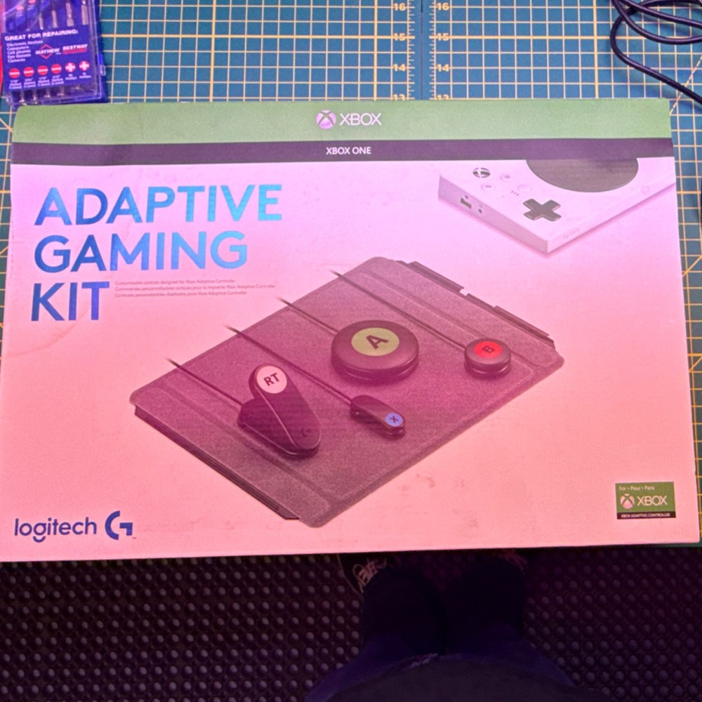 Microsoft Xbox Adaptive Controller Bundle w/ Logitech G Adaptive Gaming Kit USB