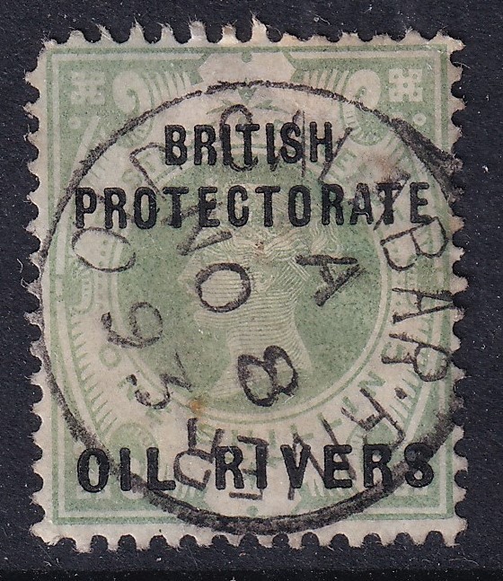 Niger Coast Protectorate Sg6 - 1/ green -  used