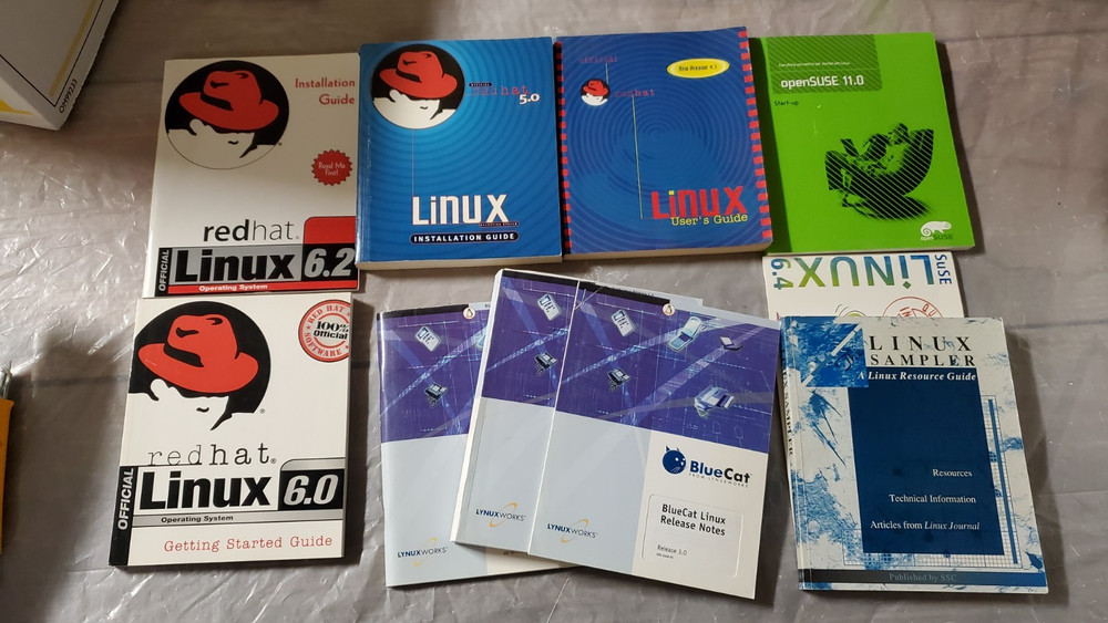 Vintage Linux media/apps/sdks/documentation collection