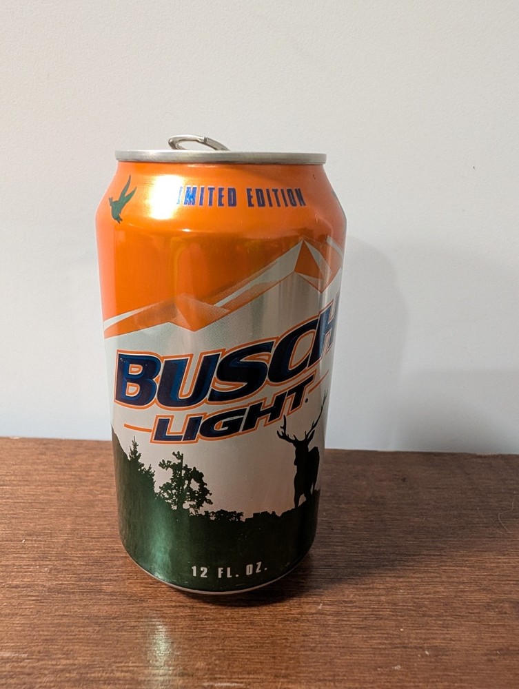 2016 Busch Light Elk Hunting Can. Empty Top Open
