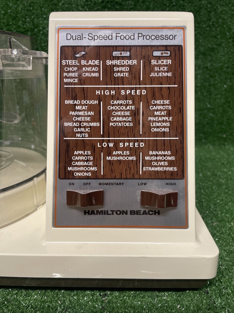 HAMILTON BEACH DUAL FOOD PROCESSOR MODEL 702-4