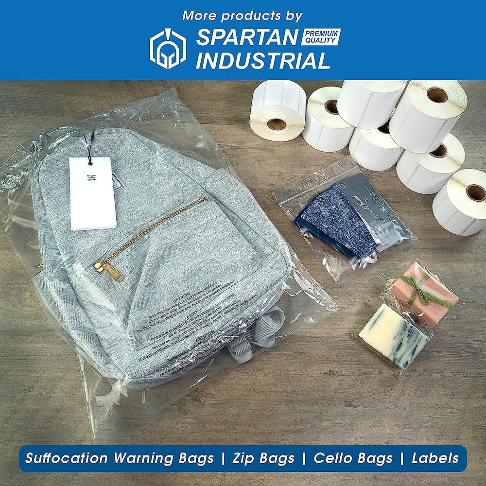 Versatile LDPE 12" x 18" Zip Poly Bags - 100 Count for Secure Storage Solutions