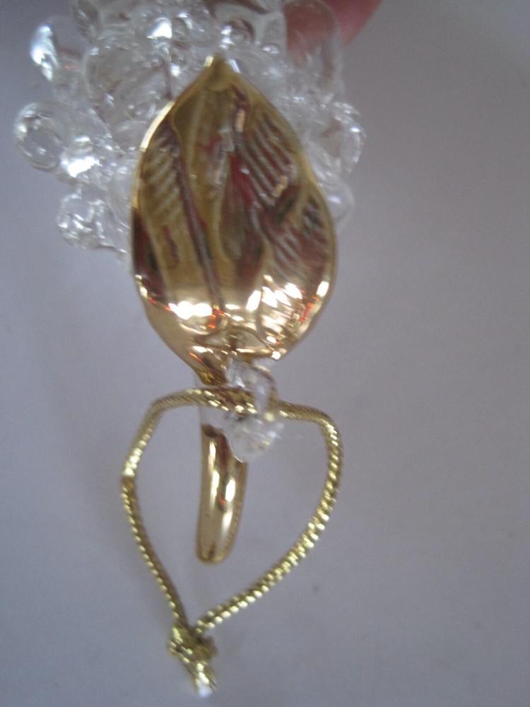 Glass Grapes Ornament