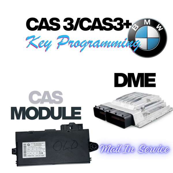 BMW  ALL KEY LOST PROGRAMMING SERVICE CAS3 CAS 3 + E82 E90 E92 E60 E70 E71