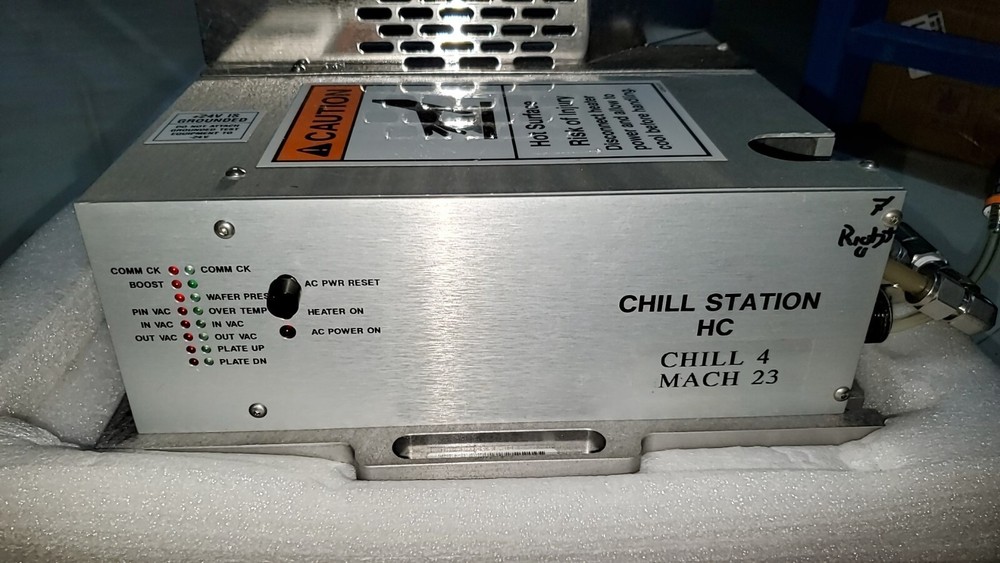 Semiconductor wafer process cooling station