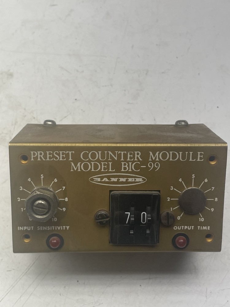 BANNER BIC-99 COUNTER MODULE UNMP