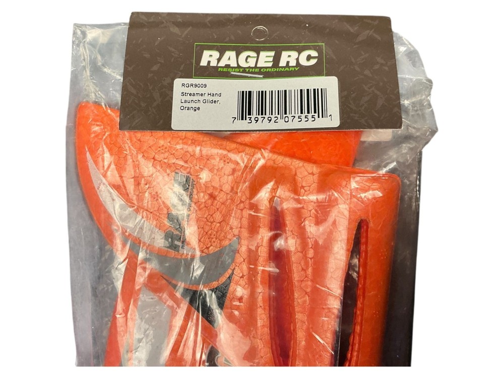 Rage RC Streamer Hand Launch Glider Orange