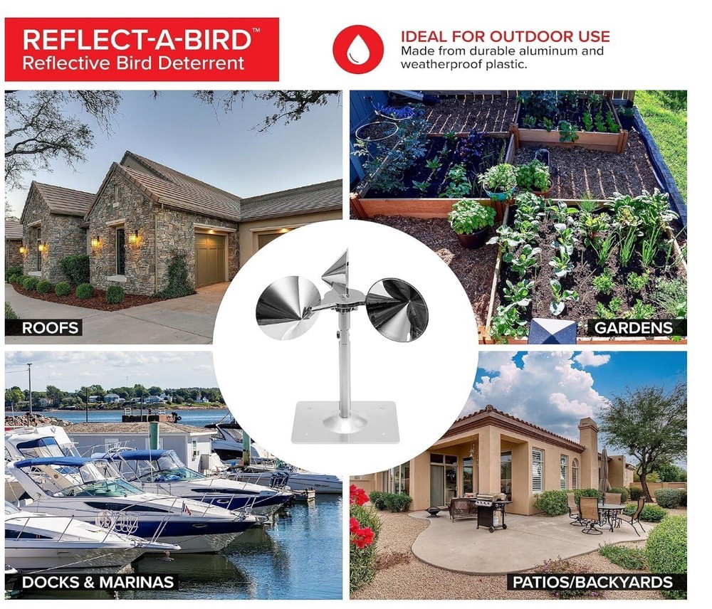 Bird B Gone - Reflect-A-Bird - Reflective Spinning Deterrent