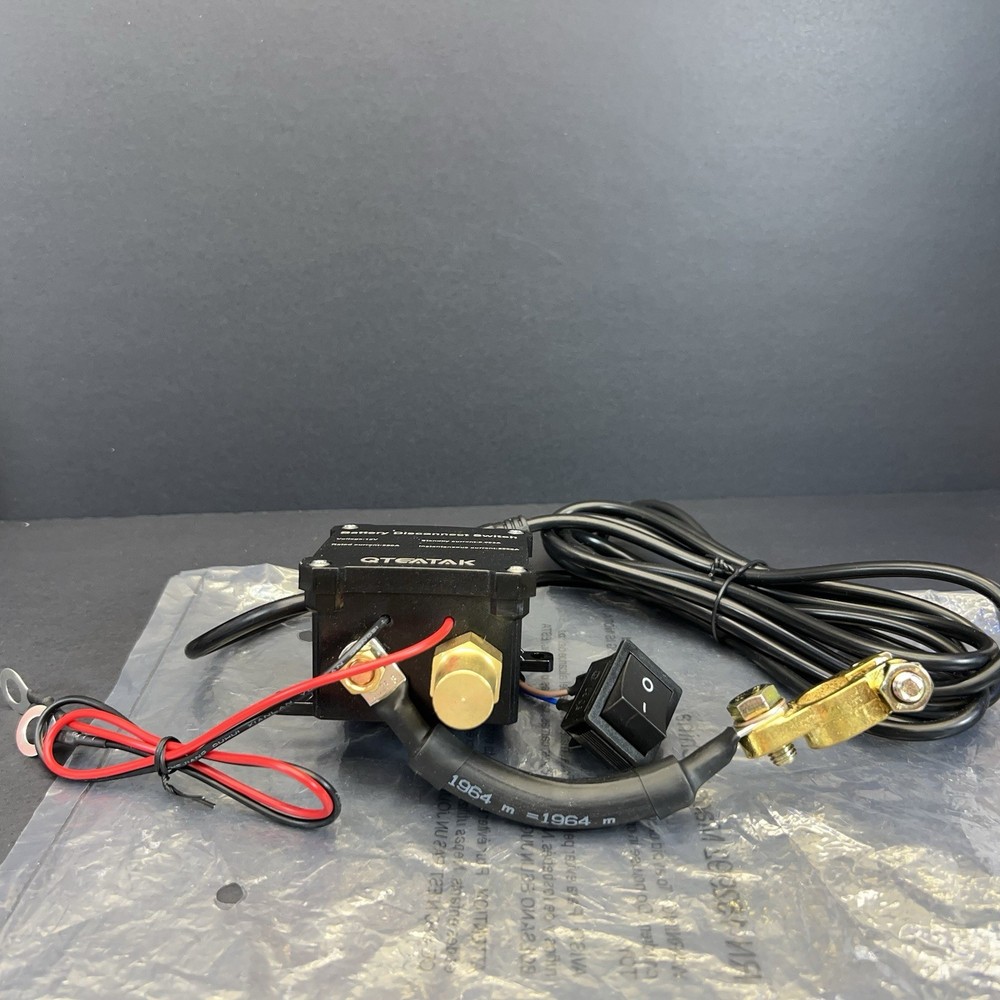 12V 250A Battery Disconnect Switch, KCD4, Manual Control (Panel Rocker Switch)
