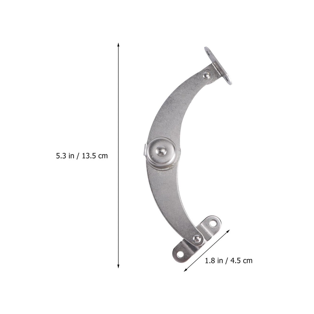 4 PCS Adjustable Stainless Steel Support Pull Rods Practical Support Hinges