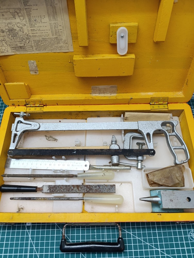 Children's Soviet set of locksmith tools "Young Technician.