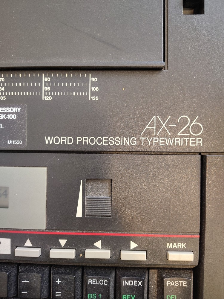 Brother AX-26 Electronic Typewriter Word-Spell Processing Tested & Working