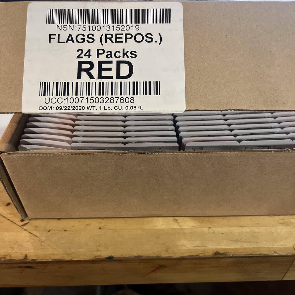 Red Repostionable Flags