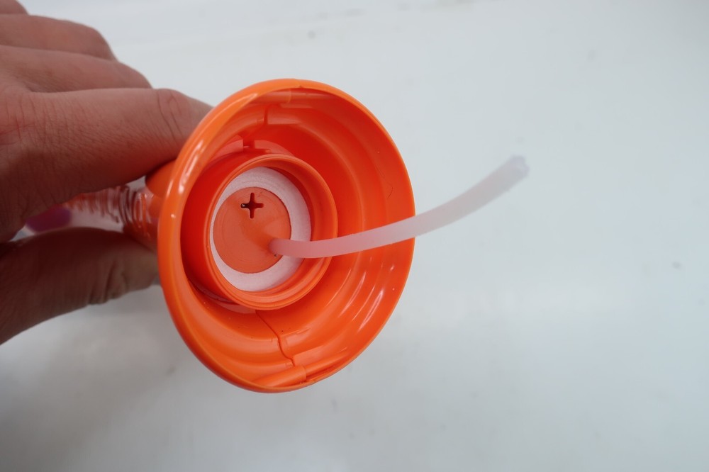 Legoland Everything is Awesome Orange Blue Light Up Refillable Bubble Wand