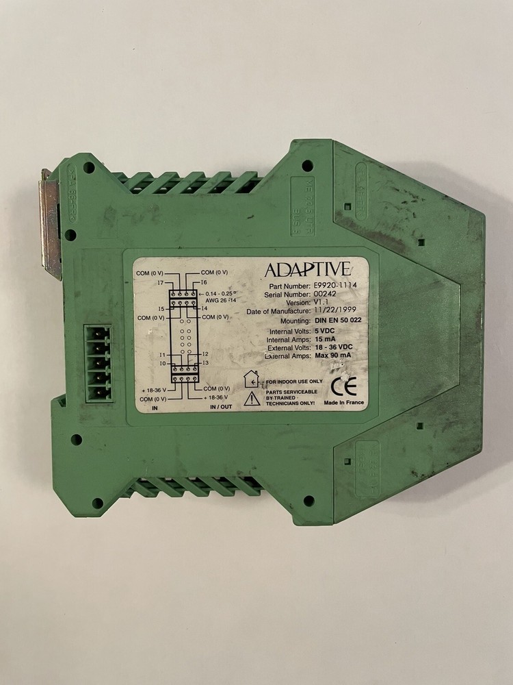 ADAPTIVE E99201114 8 Bit 5 To 24V Input Module