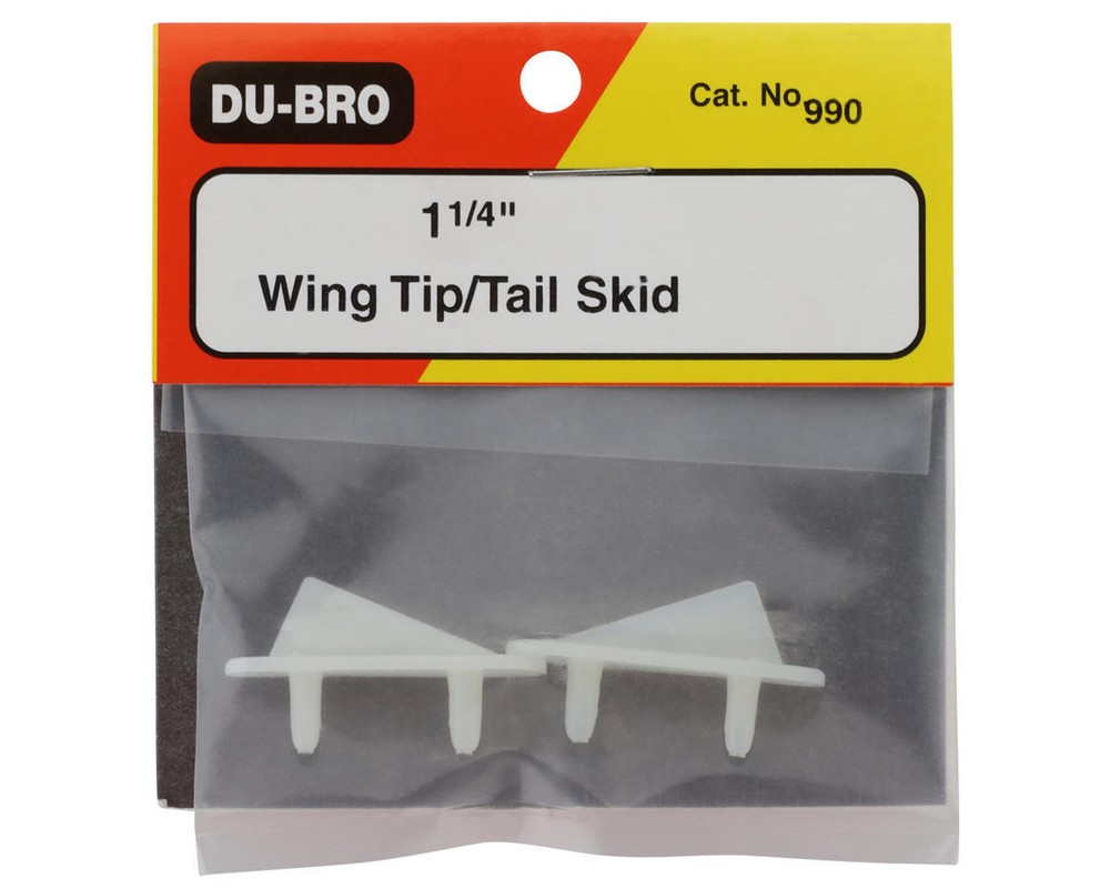DuBro 1-1/4" Wing Tip/Tail Skid (2) [DUB990]